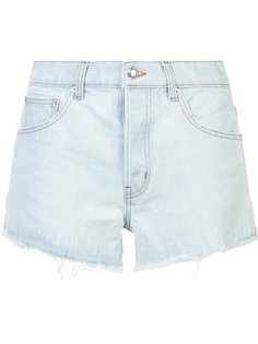 шорты из выбеленного денима Derek Lam 10 Crosby