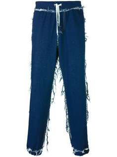 прямые джинсы с присборенными щиколотками Andrea Crews