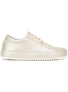 кроссовки с эффектом металлик Philippe Model