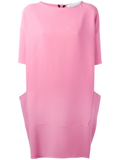 платье шифт с драпировкой на спине Gianluca Capannolo