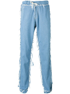 свободные джинсы с необработанными краями Andrea Crews