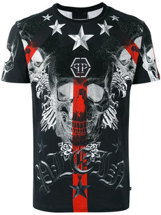 футболка с логотипом и отделкой Philipp Plein