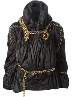 драпированная куртка с декоративной цепью  Junya Watanabe Comme Des Garçons Vintage