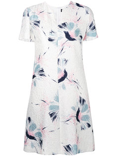 платье-футболка с цветочным принтом Giorgio Armani