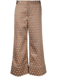 жаккардовые брюки с цветочным узором Irene