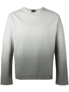 свитер омбре с V-образным вырезом  Jil Sander