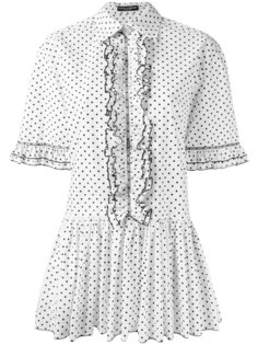платье-рубашка в горошек  Dolce & Gabbana