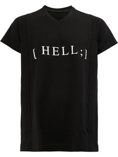 футболка с принтом Hell  Julius