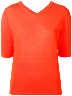 трикотажный топ с V-образным вырезом Nehera