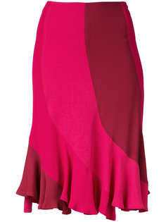 юбка с воланом  Yves Saint Laurent Vintage