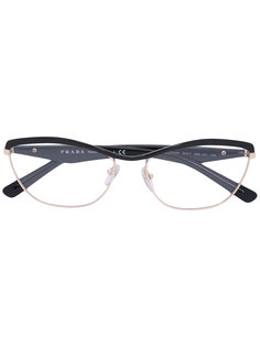 очки в квадратной оправе Prada Eyewear