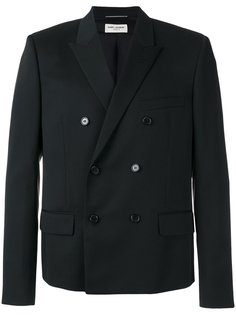 блейзер с заостренными лацканами Saint Laurent