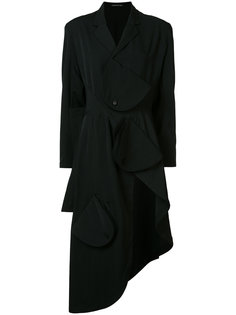асимметричная куртка с накладными панелями Yohji Yamamoto