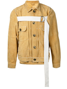 куртка на пуговицах с контрастной лямкой Maison Mihara Yasuhiro