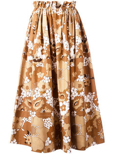 юбка с цветочным узором Chloé