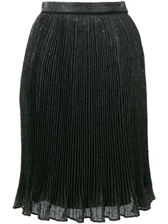плиссированная юбка с пайетками Carven
