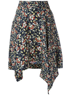 асимметричная юбка с цветочным принтом Isabel Marant