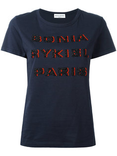 футболка с логотипом Sonia Rykiel