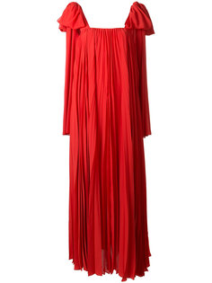 плиссированное платье Elie Saab
