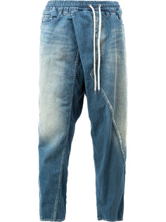 зауженные джинсы с заниженным шаговым швом Maison Mihara Yasuhiro