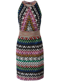 трикотажное платье с узором зигзаг Missoni