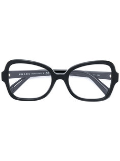 очки в квадратной оправе Prada Eyewear