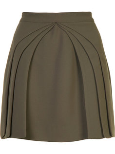 плиссированное многослойное мини-платье Brandon Maxwell