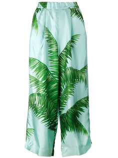 пижамные брюки с принтом листьев пальмы F.R.S For Restless Sleepers
