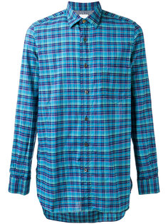 рубашка в клетку с нагрудным карманом  Paul Smith