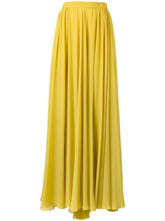длинная плиссированная юбка Elie Saab
