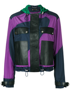 куртка с контрастными панелями Versace