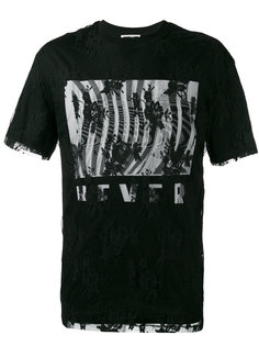 футболка с кружевной отделкой McQ Alexander McQueen