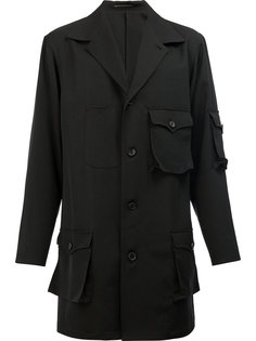 пальто с накладными карманами Yohji Yamamoto