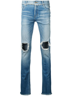 джинсы с рваными коленями Christian Dada