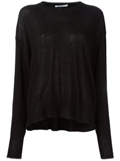 трикотажный топ с длинными рукавами T By Alexander Wang