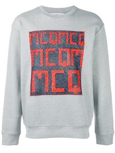 толстовка с вышивкой Mcq Trompe Loeil McQ Alexander McQueen