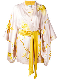 короткое кимоно с принтом Carine Gilson