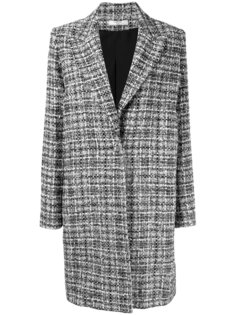 твидовое пальто свободного кроя Lanvin