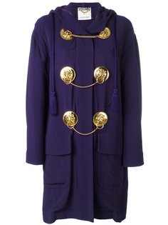 пальто с декоративными медалями Moschino Vintage