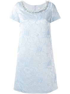 жаккардовое платье с цветочным узором Blugirl