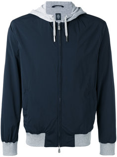 куртка с контрастным капюшоном Eleventy
