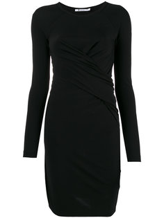 платье с драпировкой спереди  T By Alexander Wang