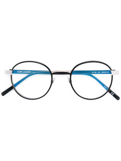 очки в круглой оправе Saint Laurent Eyewear