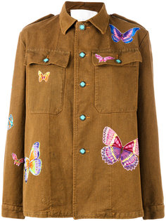 куртка с заплатками в виде бабочек Giada Benincasa