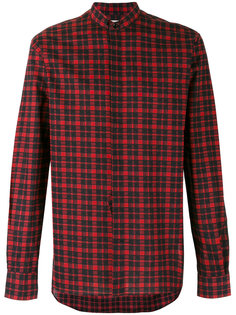 рубашка в клетку Saint Laurent