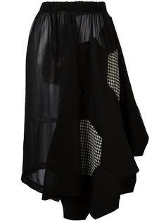 юбка с аппликацией в виде сот Comme Des Garçons Vintage