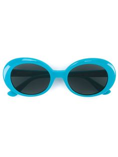 солнцезащитные очки в овальной оправе Saint Laurent Eyewear