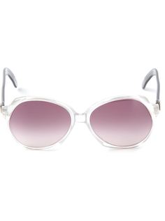 солнцезашитные очки в крупной оправе Yves Saint Laurent Vintage