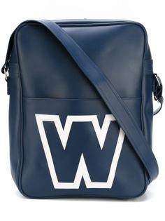 сумка на плечо с принтом-логотипом Walter Van Beirendonck Vintage