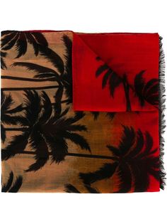 шарф с пальмами Saint Laurent